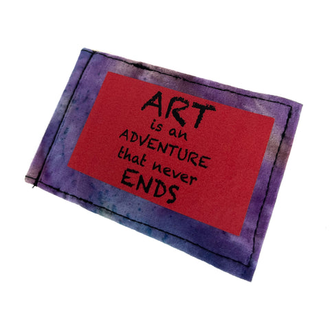 Art is an adventure that never ends Bifold wallet_2
