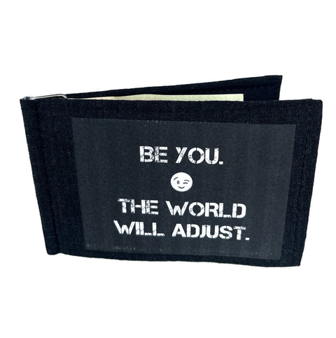 Be you, the world will adjust Bifold wallet