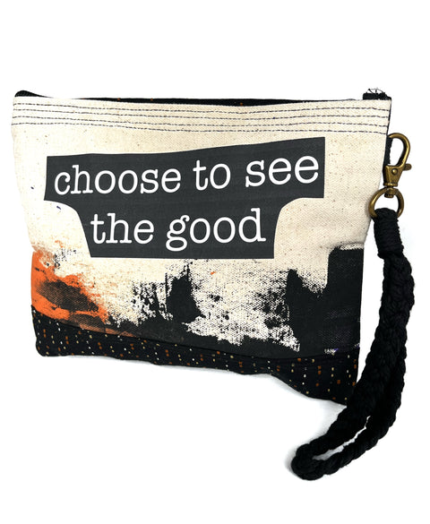 Choose to see the good in all Zipper pouch_5