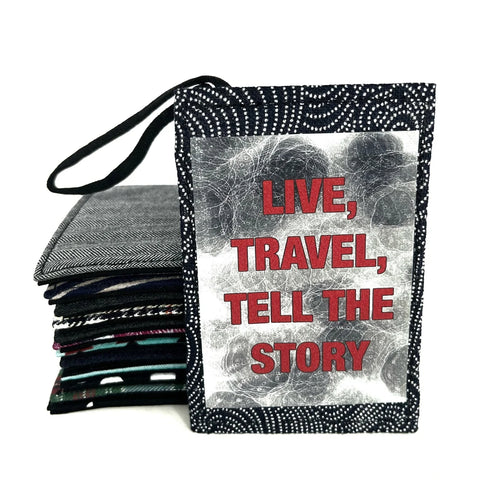 Live, travel, tell the story Luggage tag