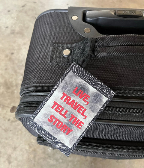 Live, travel, tell the story Luggage tag_2