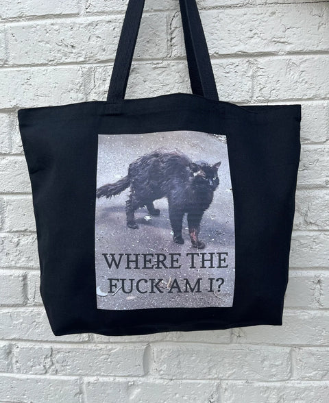 Where the fuck am I? Shopping tote