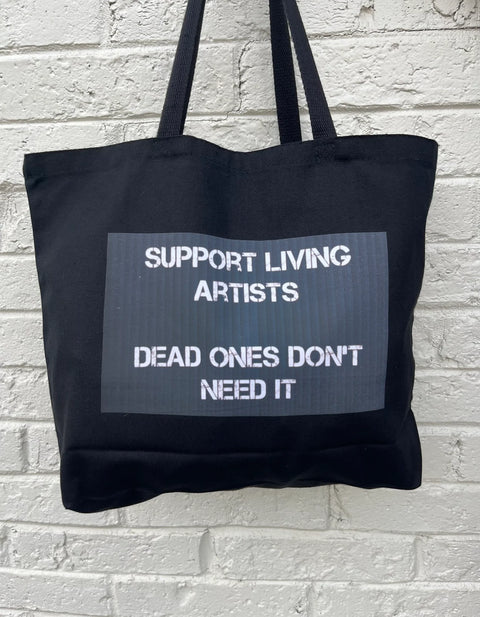 Support living artists Shopping tote