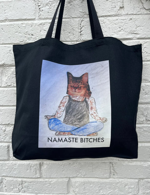 Namaste bitches Shopping Tote