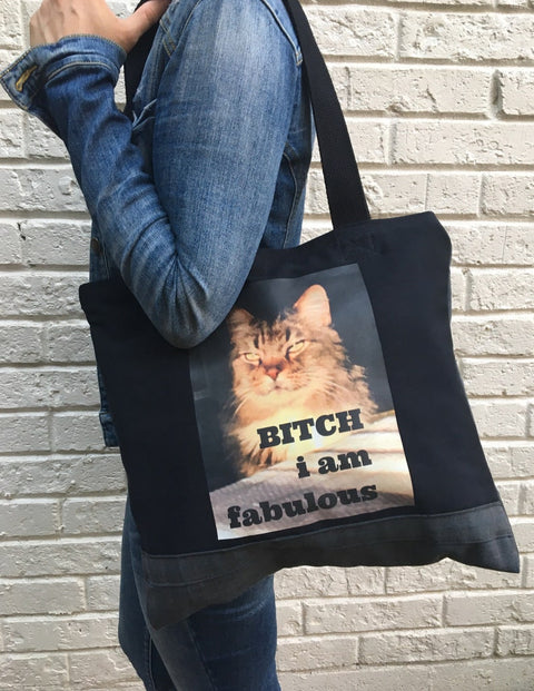 Bitch I am fabulous Shoulder bag