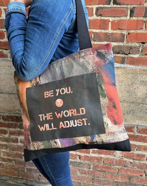 Be you, the world will adjust unique Shoulder bag