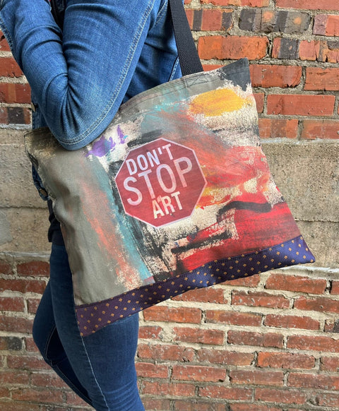 Don't stop art Shoulder bag