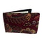 Pattern maroon Bifold wallet