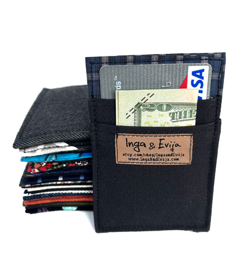 No shirt, no pants, better service, grey Mini wallet_4