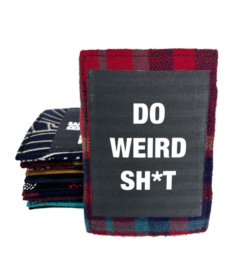 Do weird shit red Mini wallet_2