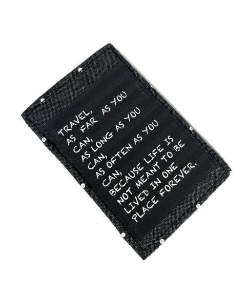 Travel as far as you can Mini wallet_4