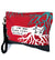 I love dogs more than people, red background Zipper pouch
