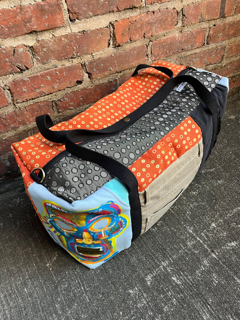 “Blah Blah” duffel bag