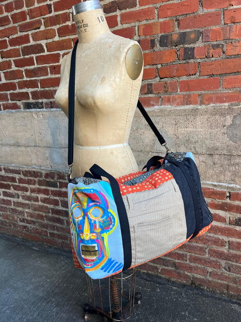 “Blah Blah” duffel bag