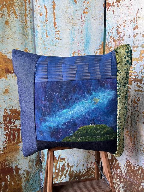 "In the Present Moment" decorative pillow
