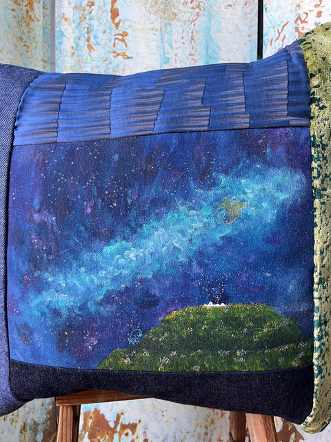 "In the Present Moment" decorative pillow