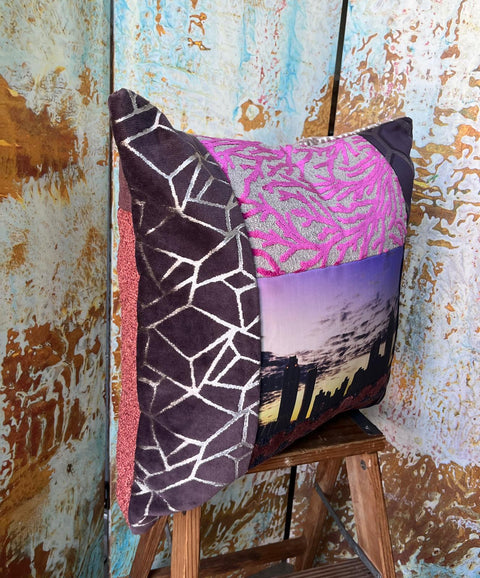 "Atlanta Skyview" decorative pillow