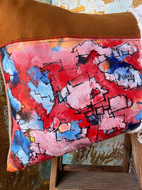 "The Fuzzy" decorative pillow