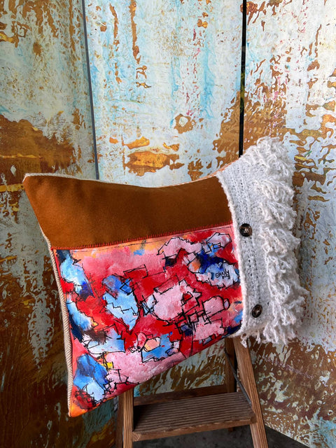 "The Fuzzy" decorative pillow