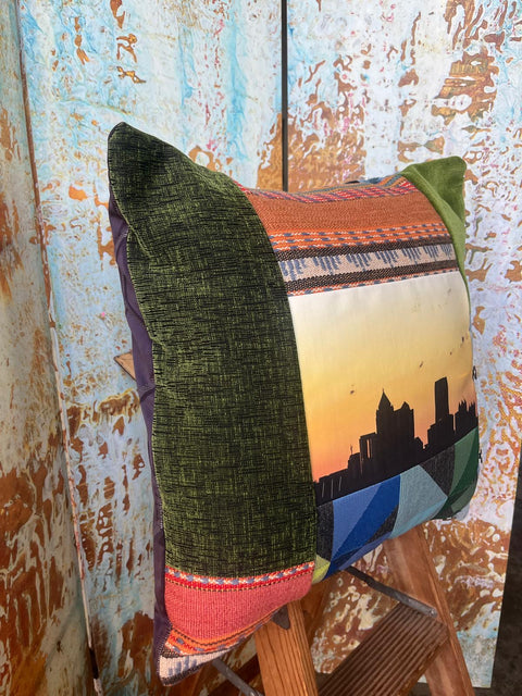 "Atlanta Sky" decorative pillow
