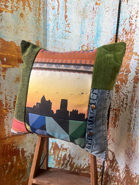 "Atlanta Sky" decorative pillow