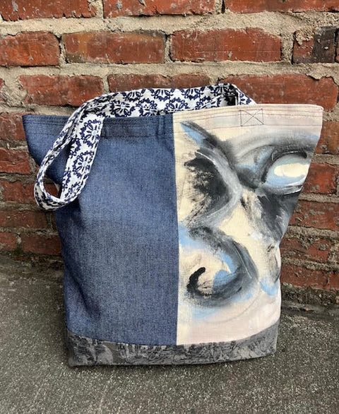 “Jeany” extra large tote bag