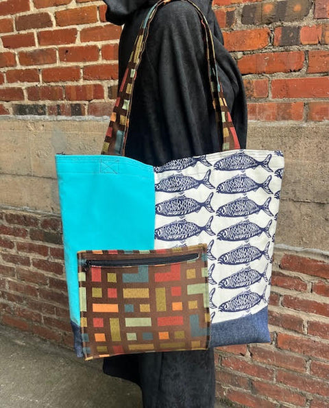 “Fishy” tote bag