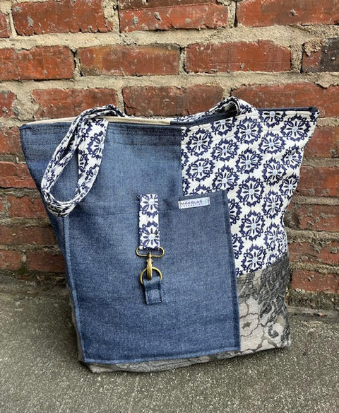 “Jeany” extra large tote bag