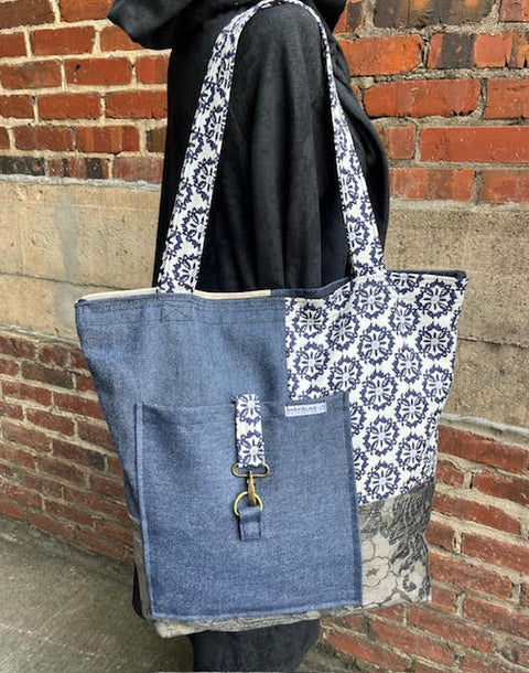 “Jeany” extra large tote bag