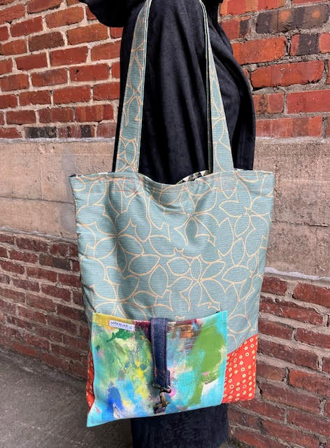 “Ocean” extra large tote bag