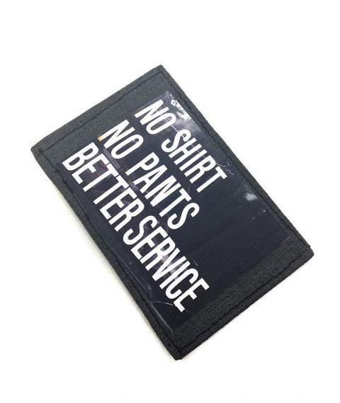 No shirt, no pants Mini wallet