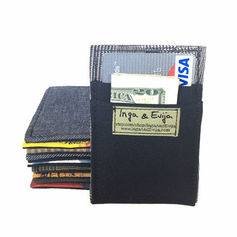 Support living artists grey Mini wallet_4