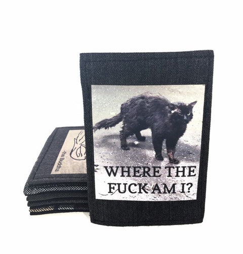 Where the fuck am I? black Mini wallet_2