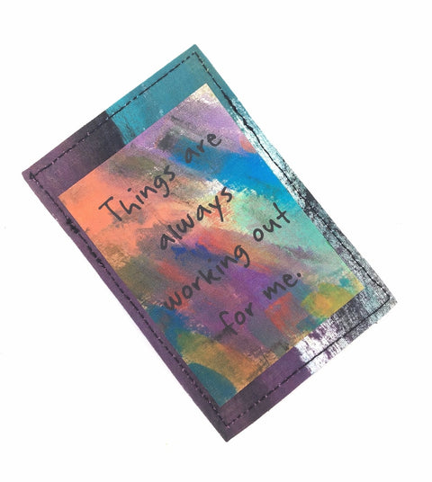 Things are always working out for me Mini wallet_3