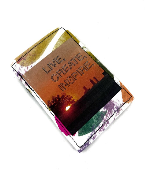 Live, create, inspire Mini wallet