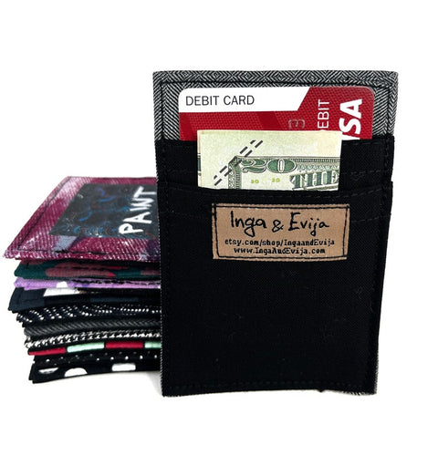 Life without music is stupid grey Mini wallet_4