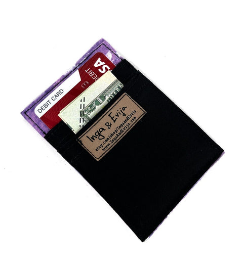 Things are always working for me purple Mini wallet_2