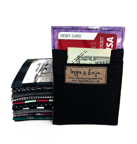 Things are always working for me purple Mini wallet_4