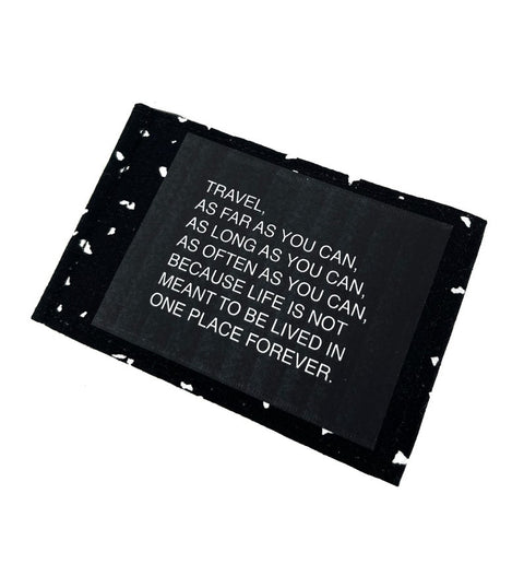 Travel as far as you can Bifold wallet_2