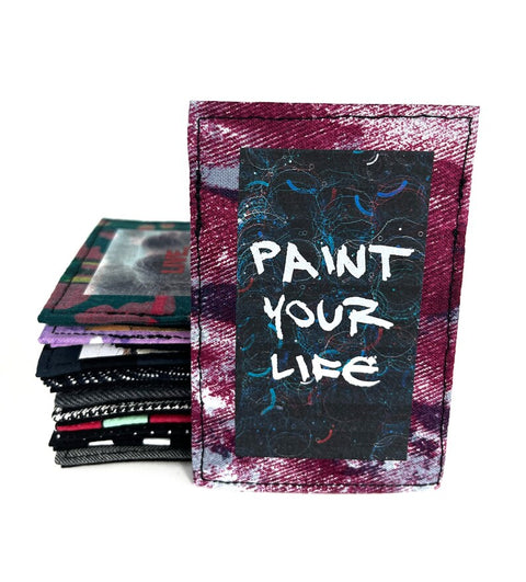 Paint your life dark Mini wallet_3